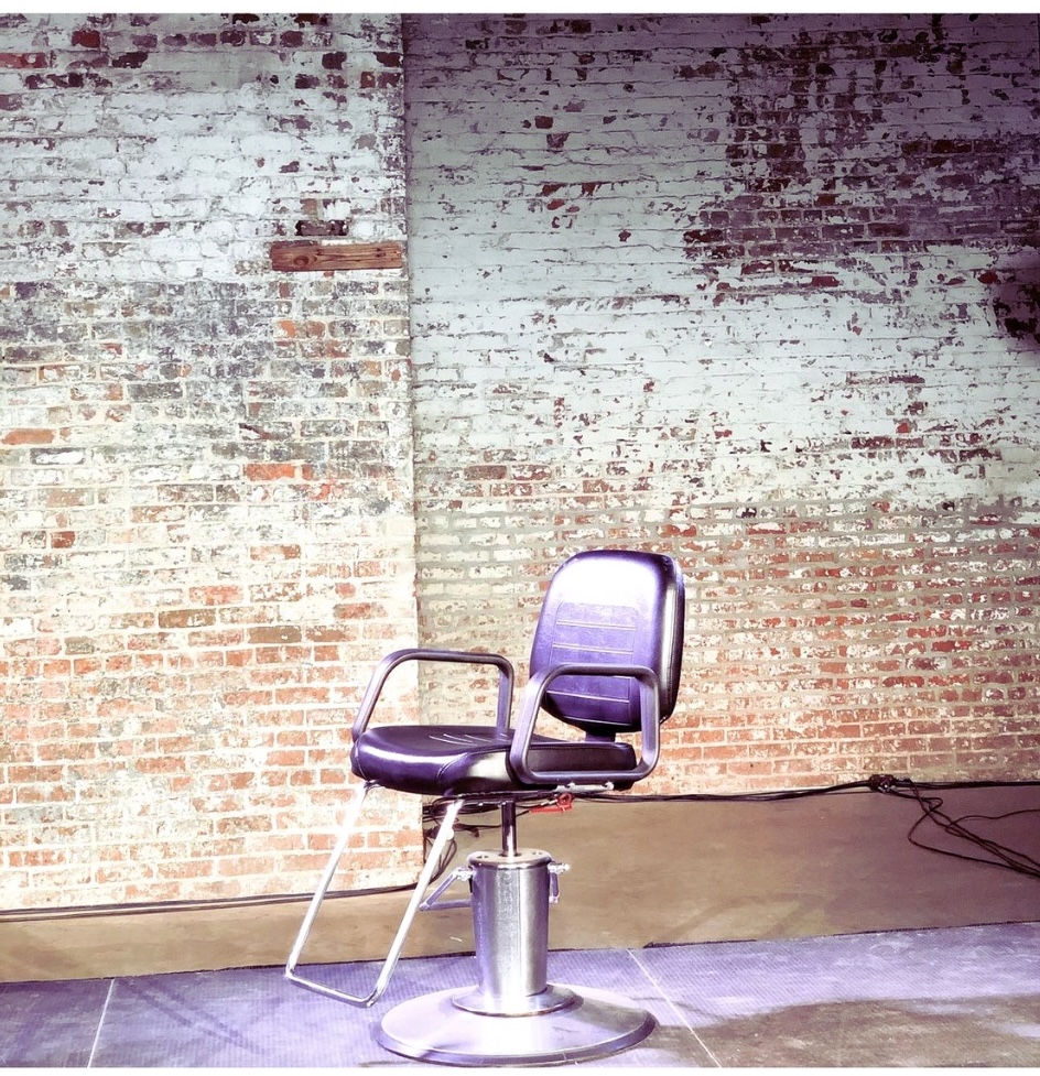 An empty chair at an Art Museum in St.Bond, New Orleans, in the French Quarter.